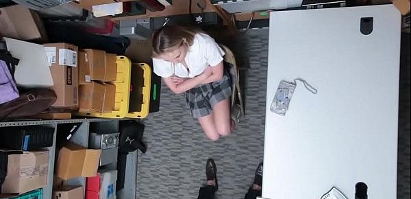  Thief schoolgirl fucked by officer